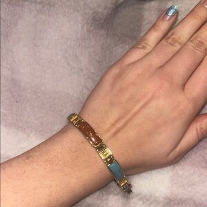 Gold Stone Bracelet
